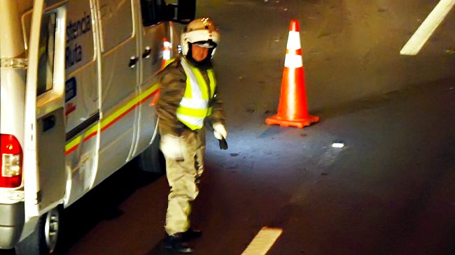 Peatón falleció por atropello múltiple en la Autopista Central