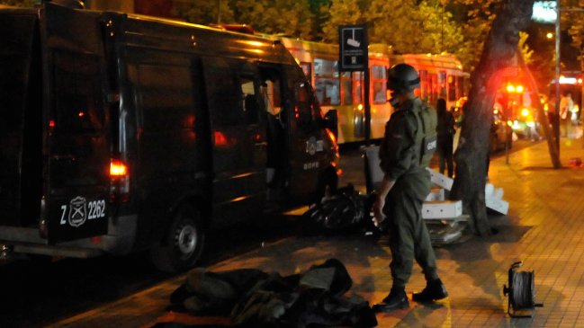 Delincuentes usaron bombazo para robar cajero automático