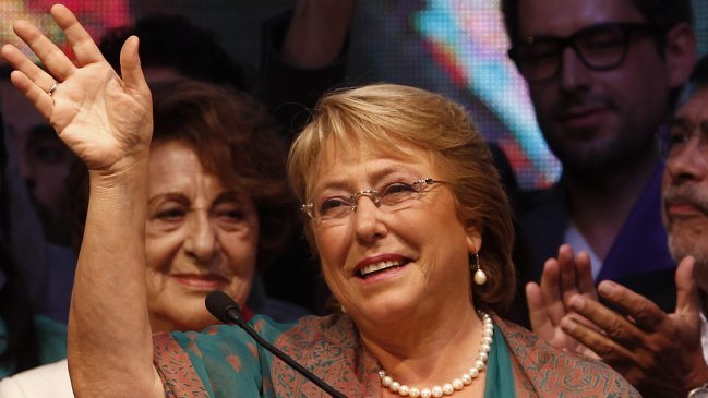 Michelle Bachelet: Éste es el triunfo de quienes marcharon en las calles