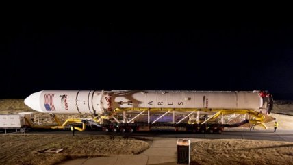   NASA realiza por preparativos para el lanzamiento del cohete Antares 