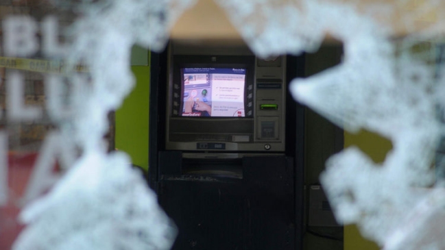 Radiografía a los robos de cajeros automáticos en Chile