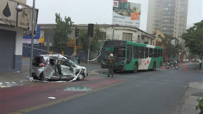 Dos suboficiales de la FACh resultaron heridos en accidente de tránsito