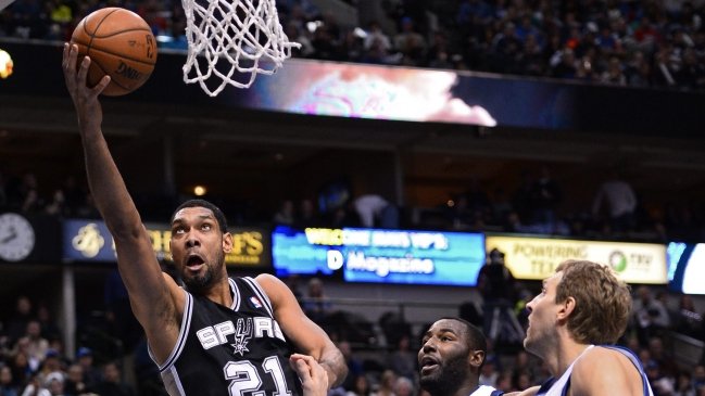 Los Spurs se levantaron ante los Mavericks en la NBA