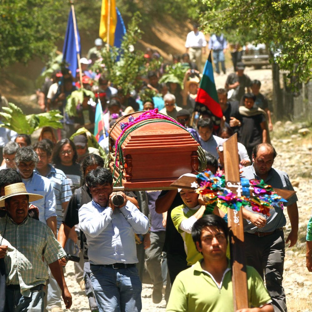 Con masivo funeral despiden a Nicolasa Quintremán en Alto Biobío