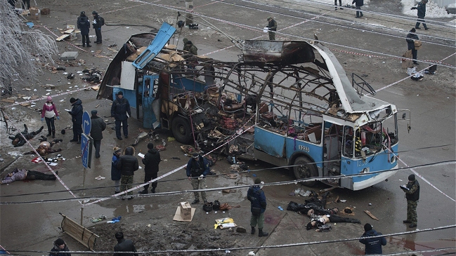 A 33 subieron víctimas fatales por atentados terroristas en Volgogrado
