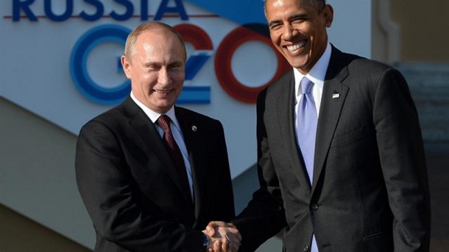 Putin ofreció diálogo constructivo a Obama en mensaje de Año Nuevo