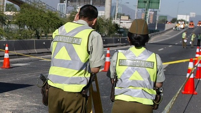 Colisión múltiple complica el tránsito en la Autopista Vespucio Norte