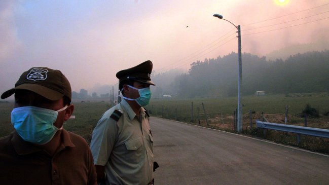 Continúa Alerta Roja por incendios forestales de alta complejidad en la Región deValparaíso