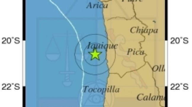 Temblor afectó a las regiones de Tarapacá y Antofagasta