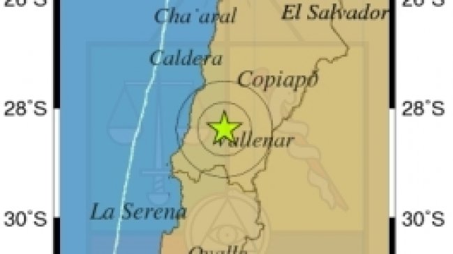 Tembló de madrugada en la Región de Atacama