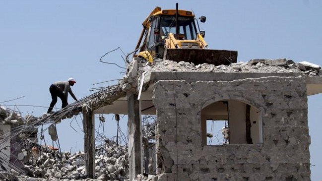 Falta de material impide reconstrucción de casas en Gaza