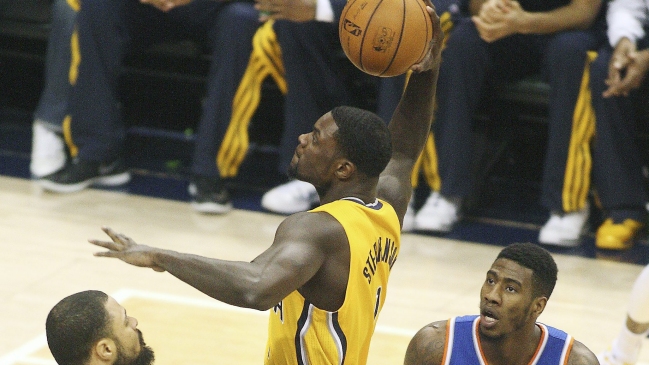 Indiana Pacers derribó a Nueva York Knicks y continúa el tope de la NBA