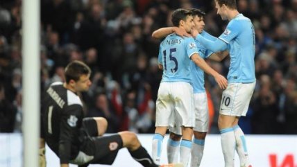 Manchester City de Pellegrini goleó a Cardiff de Gary Medel por la fecha 22 de la Liga Premier inglesa