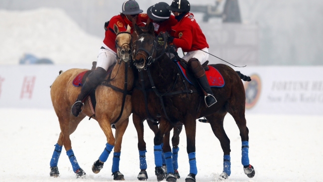 Chile obtuvo el tercer lugar en Mundial de Polo sobre nieve