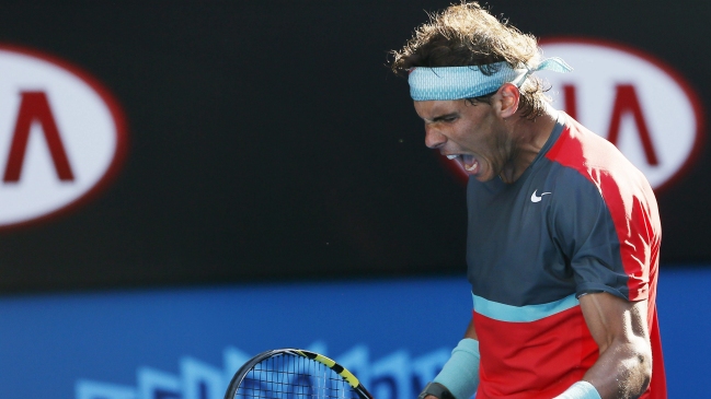 Nadal ganó otro partido con sufrimiento para llegar a semifinales en Australia