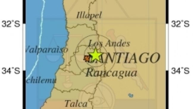 Sismo de magnitud 4,1 Richter afectó a la Región Metropolitana