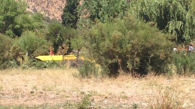 Accidente de avioneta se registró en Talagante