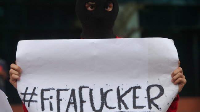 Un centenar de detenidos dejó protesta contra el Mundial 2014 en Brasil