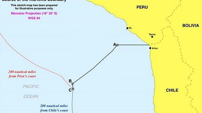 EE.UU. felicita a Chile y Perú por resolver pacíficamente su litigio marítimo