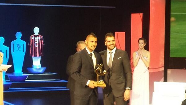 Arturo Vidal fue elegido como uno de los mejores de la liga italiana
