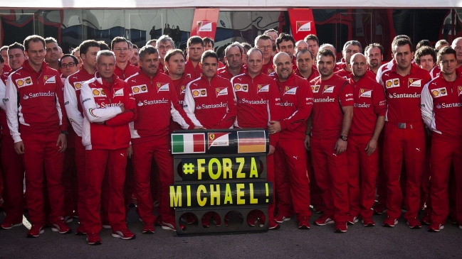 Michael Schumacher salió del estado 