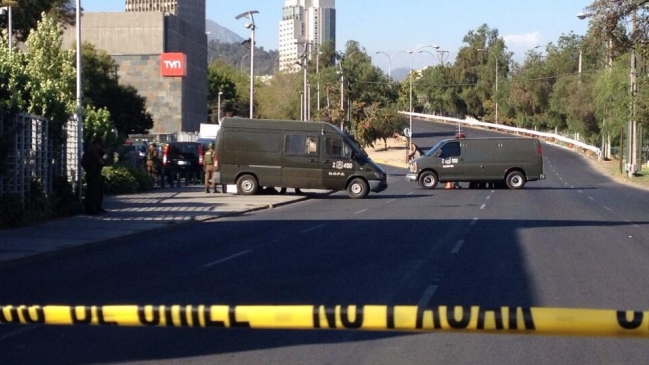 Edificio de TVN fue desalojado por aviso de bomba