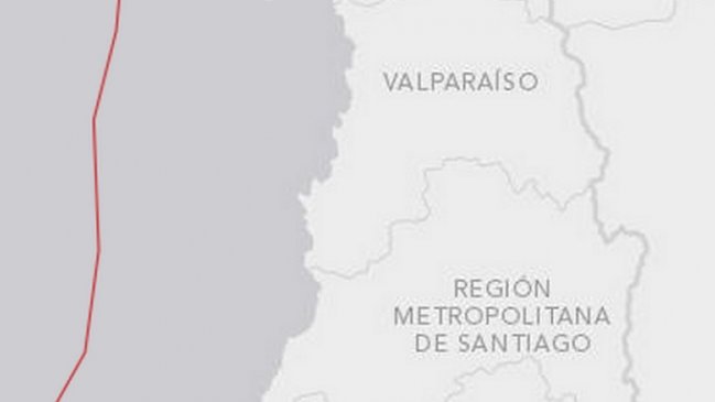 Sismo de magnitud 4,9 Richter sacudió a tres regiones de la zona central