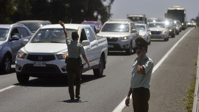 Más de 130 mil vehículos han salido de la capital este fin de semana