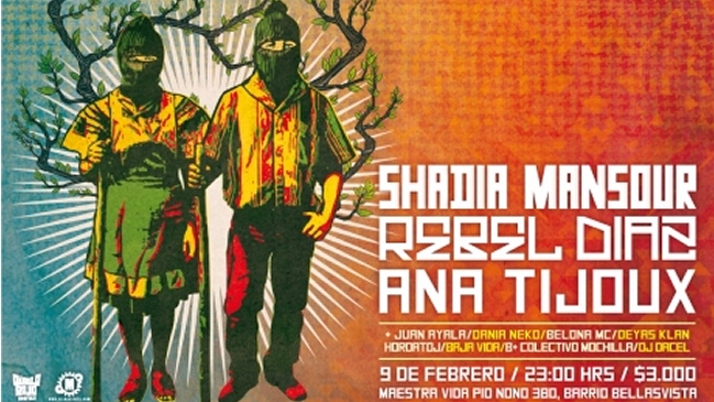 Shadia Mansour llega a Chile para actuar con Ana Tijoux