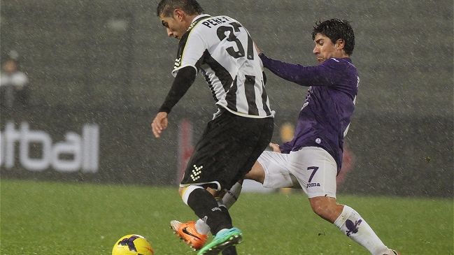 Fernández y Pizarro actuaron en derrota de Fiorentina ante Udinese por la Copa Italia