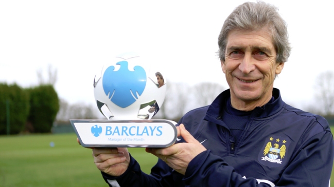 Manuel Pellegrini es entrenador del mes en Inglaterra por segunda vez consecutiva