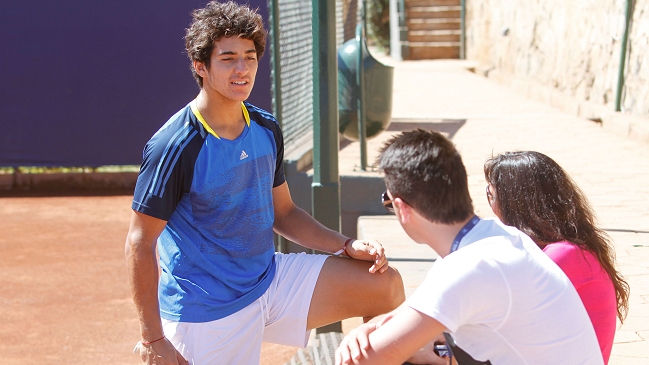 Christian Garín: Estoy jugando a un muy buen nivel y creciendo poco a poco