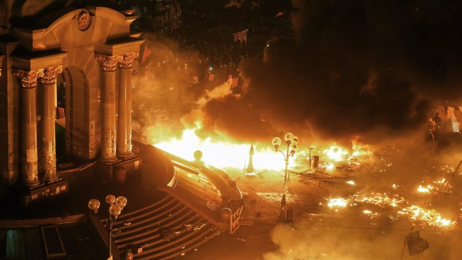 Nueva jornada de protestas dejó 25 muertos en Ucrania