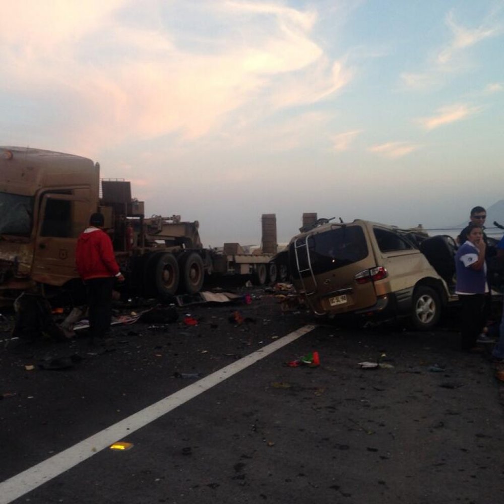 Cinco muertos dejó accidente en las cercanías del Aeropuerto de Iquique