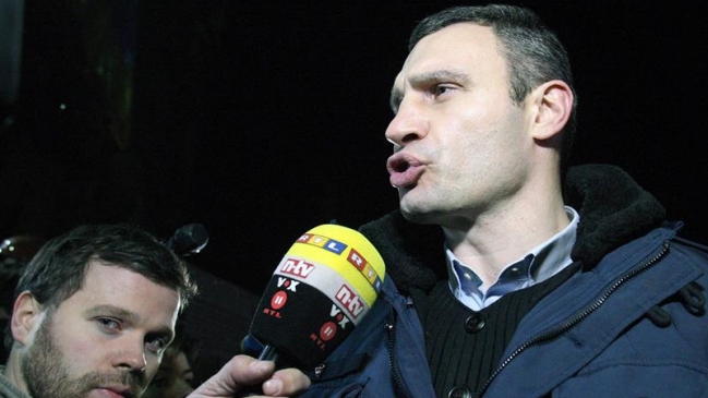 Vitali Klitschkó anunció su candidatura a la presidencia ucraniana