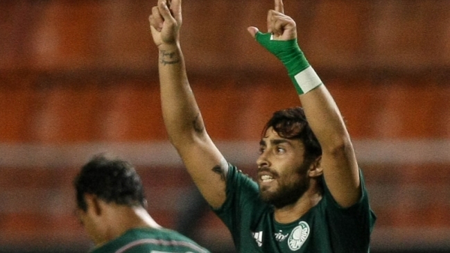 Jorge Valdivia aportó un gol en triunfo de Palmeiras sobre Sao Bernardo