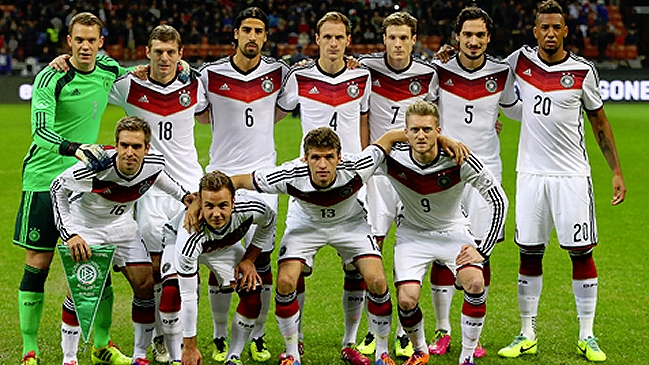 La nómina de la selección alemana para enfrentarse a Chile