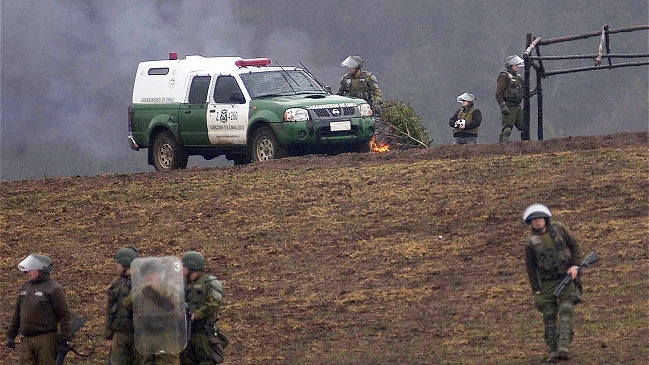 Enfrentamientos en Tirúa dejaron siete carabineros lesionados