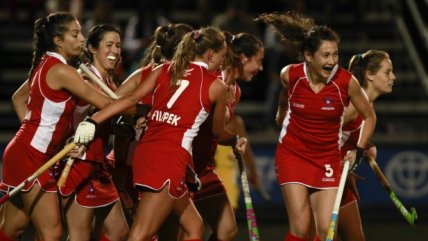   Chile celebró en otra jornada de hockey césped femenino en Santiago 2014 
