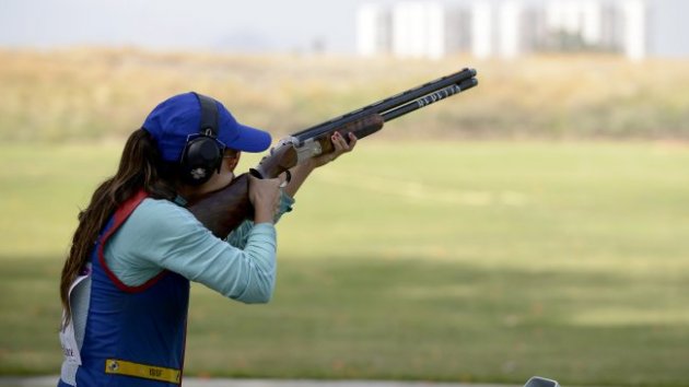 Crovetto obtuvo plata en tiro skeet en jornada matinal de sábado en Santiago 2014