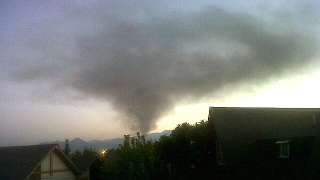 Incendio moviliza a Bomberos en La Florida