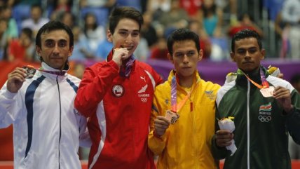   Ignacio Morales logró el oro en taekwondo en Santiago 2014 