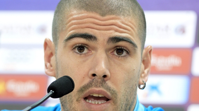 Víctor Valdés y Gabi anticiparon el enfrentamiento Barcelona-Atlético