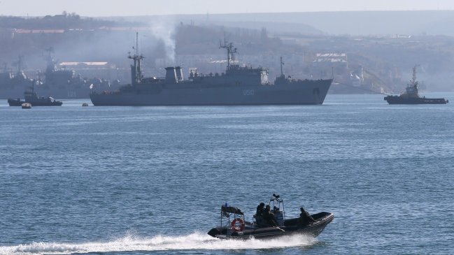 Ucrania perdió casi toda su flota naval de guerra en Crimea