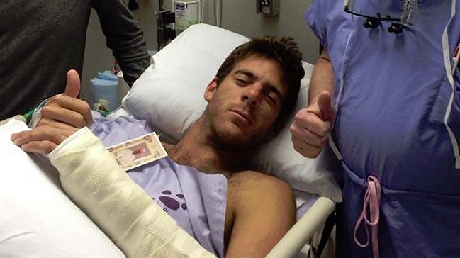 Del Potro confesó que portó una foto del Papa Francisco en operación