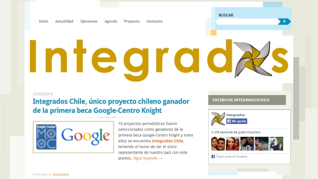 Proyecto chileno ganó primera beca Google-Centro Knight