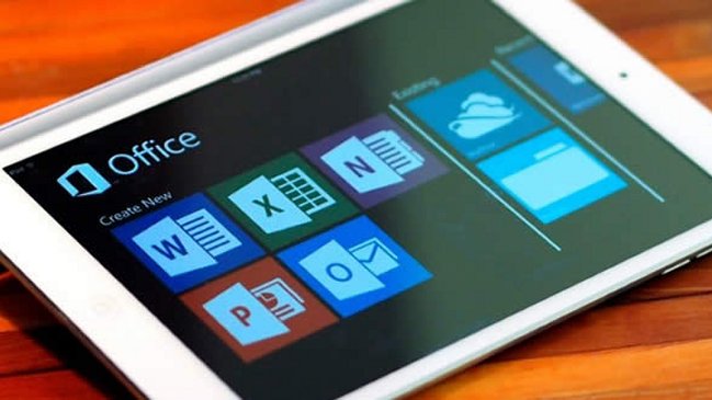 Microsoft presentó Office para iPad