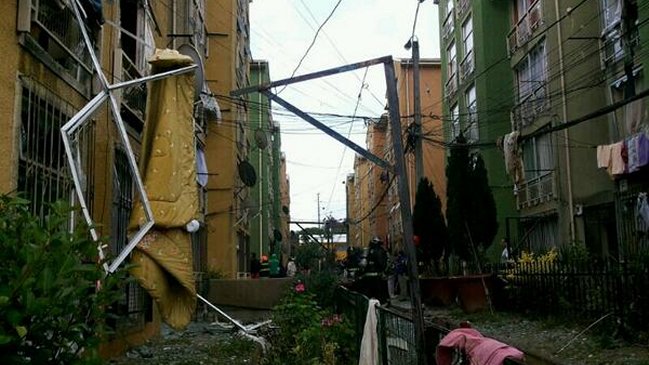 50 departamentos dañados por explosión de gas en Concepción