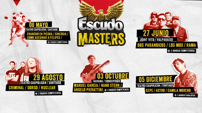 Estas son las fechas de la gira 