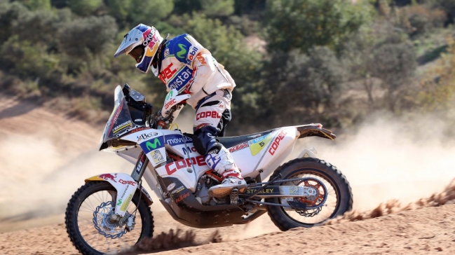 Francisco López volvió a las prácticas en su nueva KTM